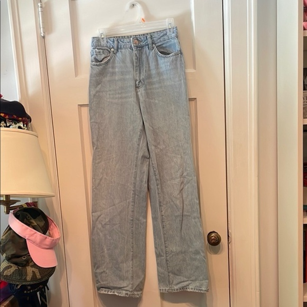 Garage High Rise Wide Light Blue Women's Jeans